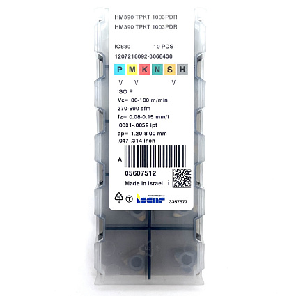 картинка Пластина фрезерная HM390 TPKT 1003PDR IC830 от магазина Гурумарт