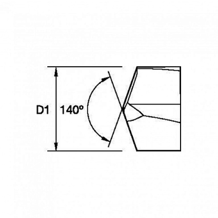 картинка Головка для сверл KSEM3600HPLM  KC7320 от магазина Гурумарт