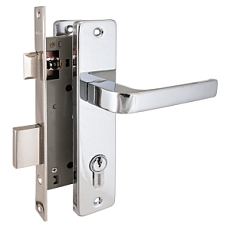 Замок врезной АЛЛЮР 126/1 CP ХРОМ от интнрнет-магазина Замки-НТ