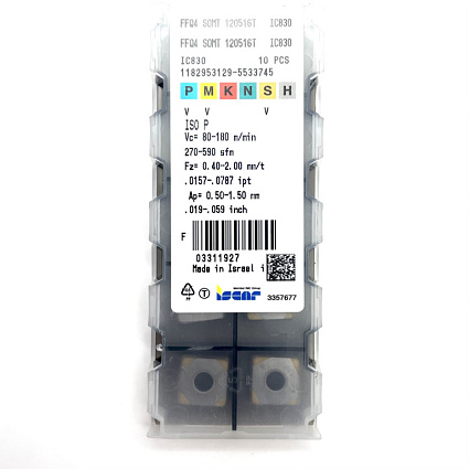 картинка Пластина фрезерная FFQ4 SOMT 120516T IC830 от магазина Гурумарт