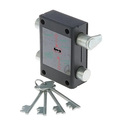 Замок дверной накладной РИФ-1 гаражный для металлических дверей от интернет площадки Гурумарт