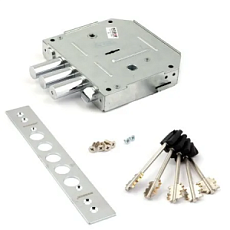 Замок Border (Бордер) врезной сувальдный с задвижкой и защёлкой ЗВ9-6 ПКЗ (прав.), 5 кл. /77411 от интнрнет-магазина Замки-НТ