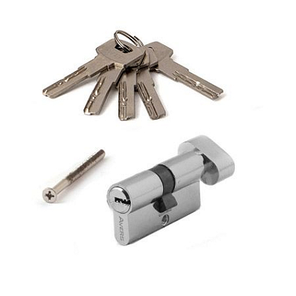 AVERS ZM-70(30C/40)-C-CR хром перфо. кл/верт. 5кл. Цилиндровый механизм от интернет площадки Гурумарт