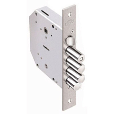 Замок врезной ЭЛЬБОР 1.06.41.5.5 ГРАНИТ ПРАВЫЙ ЗАДВ Б/О 5КЛ от интнрнет-магазина Замки-НТ