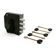 Замок накладной ЭЛЬБОР REX 2.16 5КЛ Б/О (1.05.59) от интернет площадки Гурумарт  