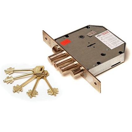 Замок врезной ЭЛЬБОР 1.06.41.5.1 [КЛ.6.11.08 НБ.Ч] ДЛИН.КЛ. ГРАНИТ ПРАВЫЙ ЗАДВ Б/О от интернет-площадки Гурумарт