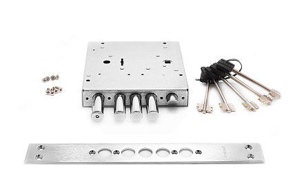 Замок врезной сувальдный с защёлкой Border (Бордер) ЗВ9-8 МК4/15, 5 кл. Универсальный /77740 от интернет-площадки Гурумарт