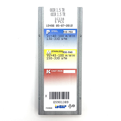 картинка Пластина резьбовая 08IR 1.50 TR  IC228 от магазина Гурумарт