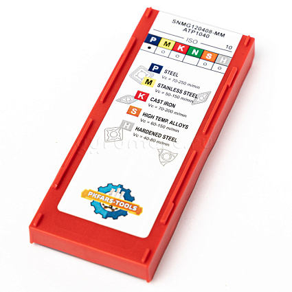 картинка Токарная пластина SNMG120408-MM  ATP1040 от магазина Гурумарт