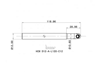 картинка Фреза концевая HCM D12-A-L120-C12 от магазина Гурумарт