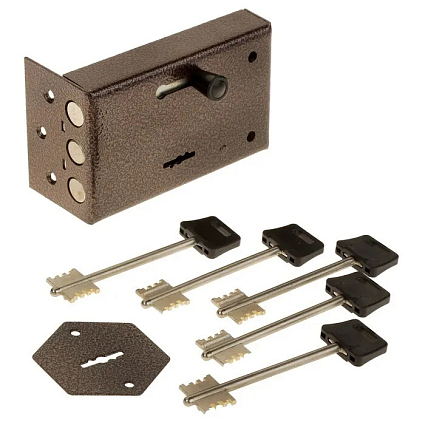 Замок накладной Сенат ЗНС3-5 5кл б/о Соболь 130 от интернет площадки Гурумарт