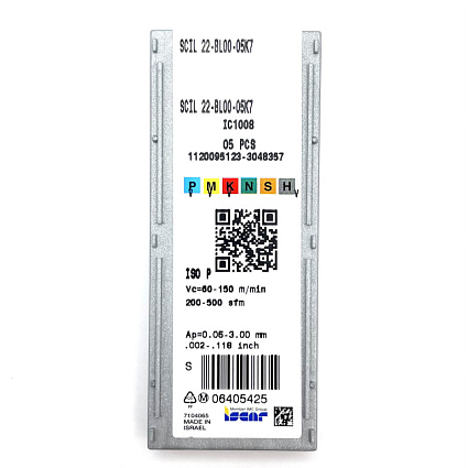 картинка Пластина канавочная SCIL 22-BL00-05K7 IC1008 от магазина Гурумарт