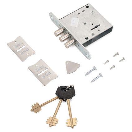 Замок врезной ЭЛЬБОР REX 1.4. 3 КЛ Б/О (1.04.04) от интернет-площадки Гурумарт