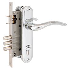 Замок врезной АЛЛЮР 132/3 CP ХРОМ от интнрнет-магазина Замки-НТ