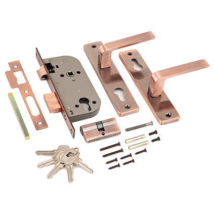 Замок врезной АЛЛЮР 126/1 AC СТ.МЕДЬ от интернет-площадки Гурумарт