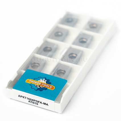 картинка Фрезерная пластина APКT1604PDFA-MA ATN 10 от магазина Гурумарт