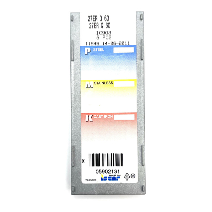 картинка Пластина резьбовая 27ER Q 60  IC908 от магазина Гурумарт