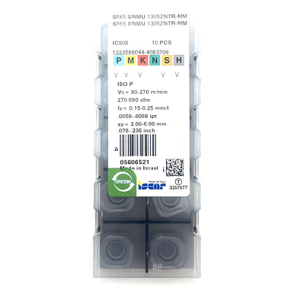 картинка Пластина фрезерная S865 SNMU 1305ZNTR-MM IC808 от магазина Гурумарт