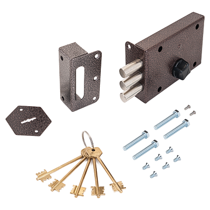 Замок накладной СЕНАТ ЗНС43-1 5 КЛ. 230 от интернет площадки Гурумарт