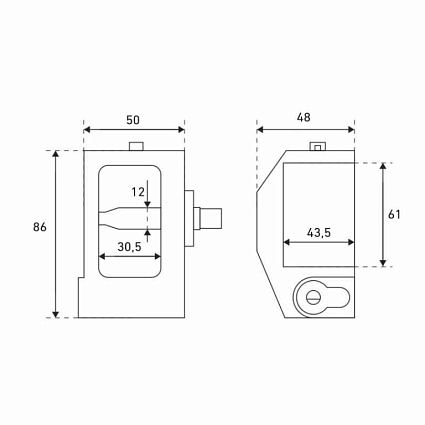 БУЛАТ ВС 3-Д50 НС нержавеющая сталь 3кл. d=12мм Замок навесной   от интернет площадки Гурумарт